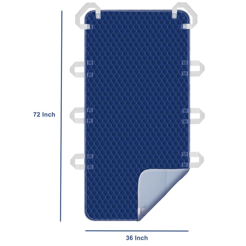 Alsunny Waterproof Bed Pads with Sturdy Handles, Hide Stains, Non
