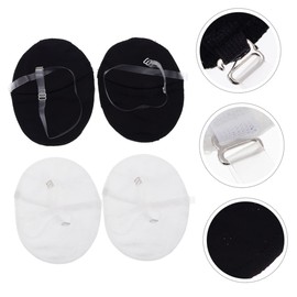 TOVINANNA 4-Pack Underarm Pads Waterproof Comfortable Armpit Protectors for Women Portable and Quick-Dry Polyester Pads for Outdoor Activities