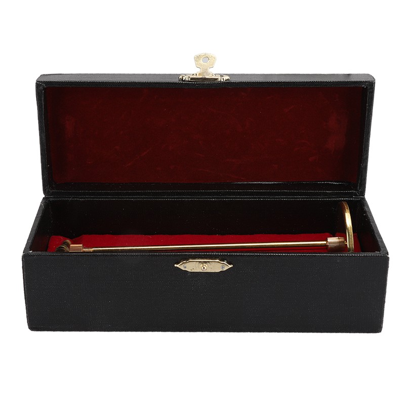 1/6 Metal Gold Microphone Mini Musical Instrument Model for 12inch