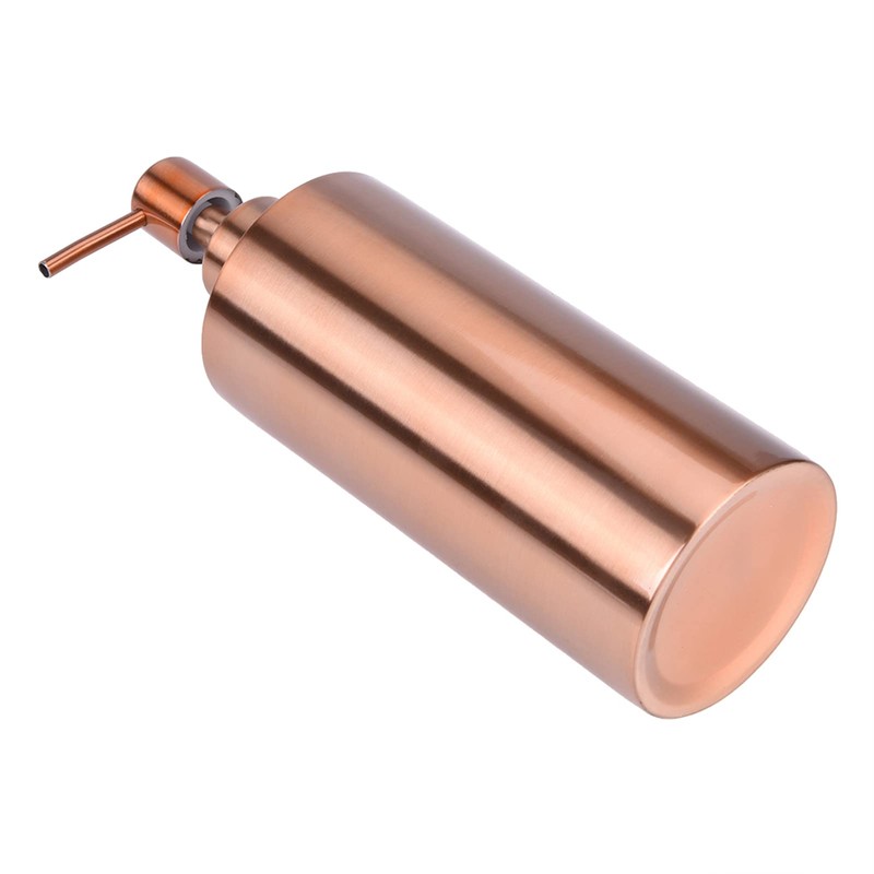 Soap Dispenser Copper 304 Stainless Steel Rose Gold Soap Bottle,