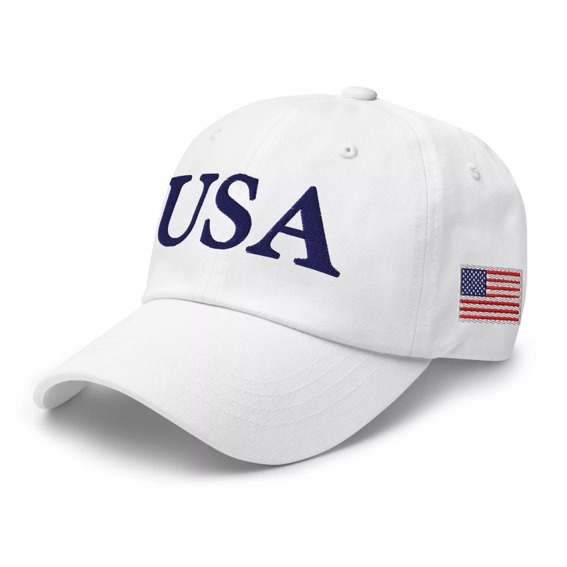 The Great Patriot Store White USA Hat Trump 45 47
