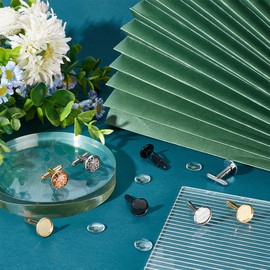 UNICRAFTALE 3 Colours 12 Sets 12 mm Blank Cufflink Set 304 Stainless Steel Gold Cufflinks Round Cabochons Tray Bezel Cufflink Blanks for Buttons Making Clothing