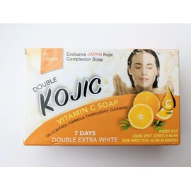 Vipada Orange Vit C [+collagen] & Gluta + Double Kojic Soap 160g BAR *Double White* (12)
