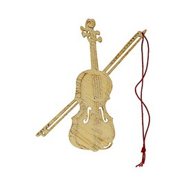 mugesh Pendant Violin Poplar Wood - Great Gift for Musicians