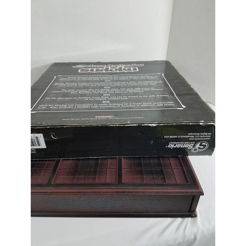 Senario Entertainment - Deluxe Wooden - Sudoku - Board Game