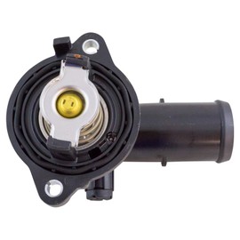 TRQ Thermostat Housing Assembly Coolant Water Outlet Compatible with Jeep Dodge 3.6L V6