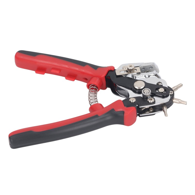 Leather Hole Punch 6 Holes 360 Degree Rotating Adjustable Margin