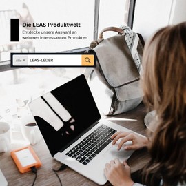 LEAS Credit Card Holder Genuine Leather Black Card Collection, black, Credit Card Holder, Credit Card Holder