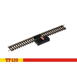 Hornby TT8001 TT Gauge Power Connecting Track - Extra Track Pieces for Model Railway Sets, Toy Train Track Pieces, Includes: 1x 166mm Power Track - Hobbies for Men - Scale 1:120