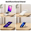Eowppue Portable Laptop Stand with 10-Level Adjustable Height & Cooling