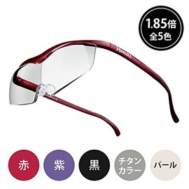 [10 Types] Hasuki Loupe Large 1.85x Blue Light Compatible Clear Lens Pearl [Magnifying Glasses, Magnifying Glasses, Glasses, Glasses, Glasses, Glasses, Glasses, Glasses, Glasses, Glasses, Glasses, Glasses, Precision Work, Blue Light, UV Protection, Hasuki hazuki
