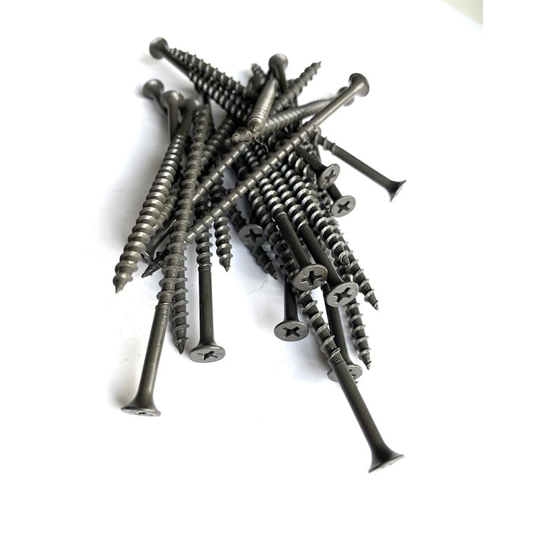 100 x 35mm Screws Black for Wood Corse Screw Plasterboard