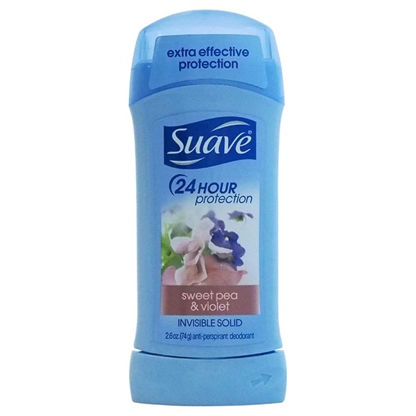 Suave Antiperspirant Deodorant, Sweet Pea and Violet 2.6 Ounce (Pack of 1)