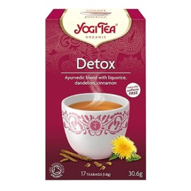 YOGI TEA Detox Tea 17 Bags (30.6g) - Supports Internal Cleansing, Caffeine Free, Vegan, Contains Liquorice
