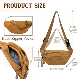 XSDSLS Kord Bum Bag, Waist Bag, Shoulder Bag for Men and Women, Crossbody Adjustable Belt Bag, Running Belt for Climbing, Travel, Hiking, Cycling, Gym, Holiday, Walking, Peacock Green, Fashion