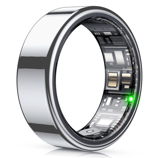 NEWTRENDS Smart Ring, Heart Rate/Sleep/Blood Oxygen Monitoring, Step Count, Wearable