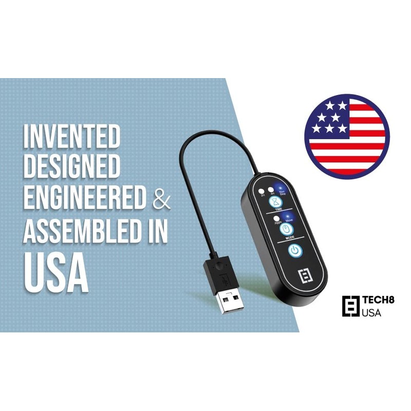 TECH8 USA, 2-in-1 Mouse Mover and Jiggler in 1, Keeps
