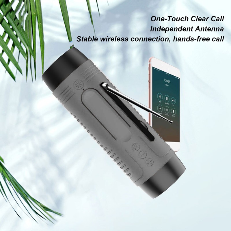 Bluetooth Speaker Portable Wireless Subwoofer Loudspeaker with LED Outdoor Multimedia