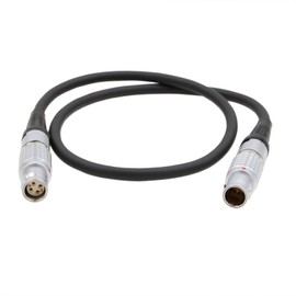 HangTon Control Power Cable for DJI Master Wheels to Ronin 2 Gimbal / DJI Transmitter 6 Pin Male to Female 14.4V 1m