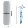 6 Pieces Portable Denture Cleaning Brushes: Hard Denture Brush Dentures