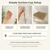 MHLLGN Reptile Hammock with 2 Suction Cups, Handwoven Natural Grass