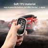 QBUC for Honda Key fob Cover with Keychain,Car Key Case