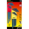 Bondhus 20196 Balldriver L-wrench Double Pack, 10999 (1.5-10mm) & 10936 (.050-5/16-Inch)
