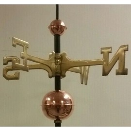 POLISHED COPPER BALL  quality made 4'' for weathervane/ LIGHTENING ROD
