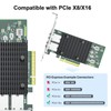 10Gtek 10Gb Dual RJ45 Port Network Card with X540 Controller,