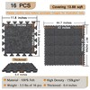 TroyStudio Thick Sound Absorbing Interlocking Floor Mats, 16 Pcs 11x