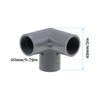 QUARKZMAN 20 mm Socket Tee PVC Pipe Connectors x 10