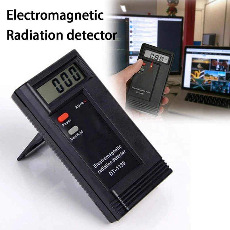 Portable Radiation Tester Dual Frequency Gauss Detector Electromagnetic Field Radiometer