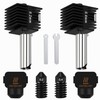 HIKUDIY 2PCS 0.2mm+0.4mm Hotend Kit for Bambu Lab A1/A1 Mini,