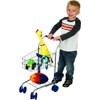 Toysmith Miniature Grocery Shopping Cart – Metal Pretend Trolley for