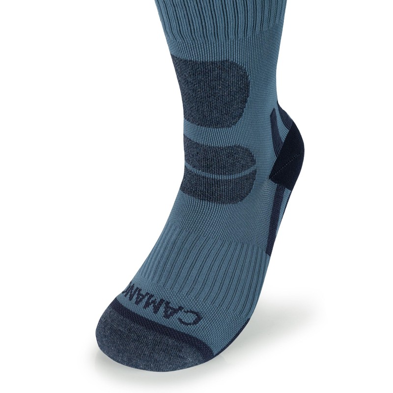 Camano Unisex Hiking Socks Padded Sole Comfortable Foot Climate Optimised