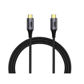 PremiumCord USB4™ Type C Connection Cable, Thunderbolt 3, 8K @ 60Hz, Data Cable UltraSpeed up to 40 Gbit/s, Type C Plug, Quick Charge up to 240 W, Colour, Length 0.8 m