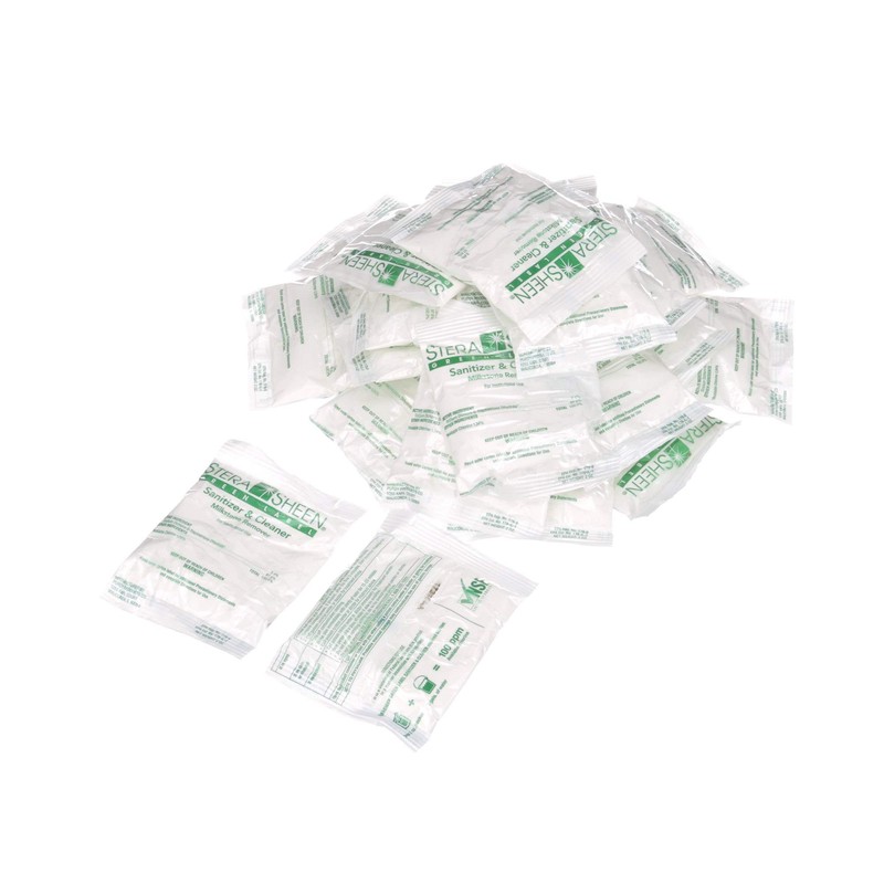 Stera Sheen Green Label 100 Count 2oz Packets | Sanitizer