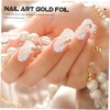 Healeved 5pcs Bottles Nail Art Foil Paillette Glitter for Manicure