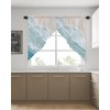 Chees D Zone Beach Swag Curtain,Ocean Coastal Valance Rod Pocket