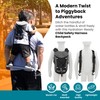 Piggyback Rider Kids Hydration Backpack - Kid’s Safety Harness &