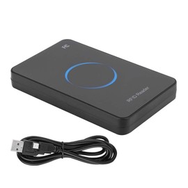 Lector de Tarjetas Inteligentes sin Contacto, Lector Portátil RF UHF‑RFID Lector de Tarjetas de Identificación de 915 MHz con Interfaz USB, Lector de Tarjetas de Identificación de Lectura Rápida