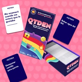 GUATAFAC Board Games - QTDEN - The Most Irreverent Game - Gift Idea - 480 Cards in Spanish - Fun and Laughs
