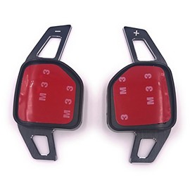 H-Customs Shift Paddle Extension Shift Paddle Aluminium Black Type A Compatible with A3 S3 RS3 (2013+) A4 S4 RS4 (2012+) A5 S5 RS5 (2012+)