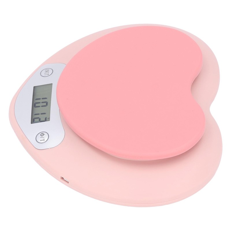 1g Accuracy Digital Kitchen Scale 5kg Household Small Heart Shape