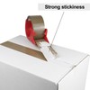 BOMEI PACK 6 Rolls Silent Brown Packing Tape, 1.88" x
