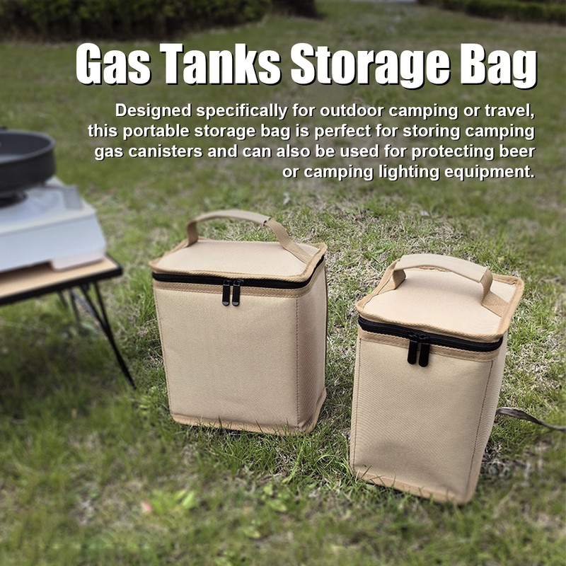 Camping Gas Tanks Storage Bag Portable Fuel Cylinder Protective Case