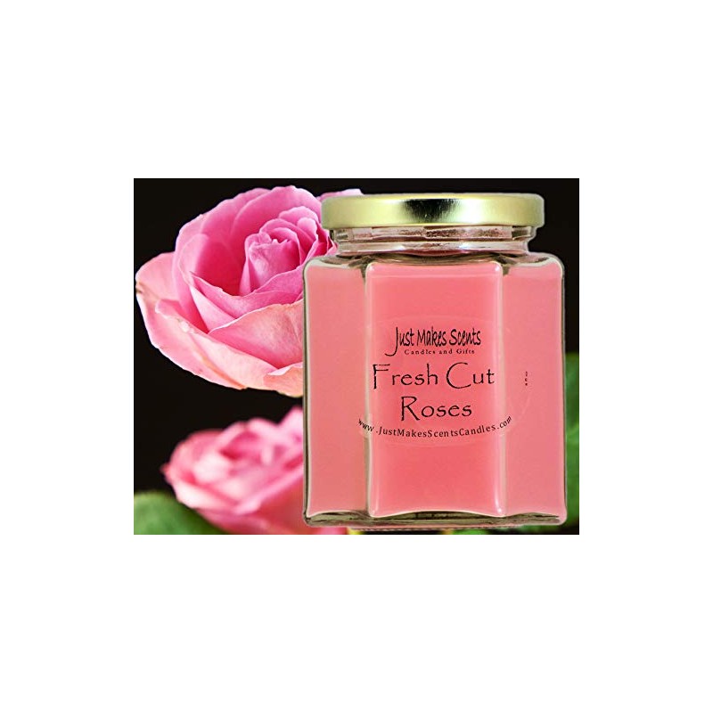 3 Pack - Fresh Cut Roses Scented Blended Soy Candle