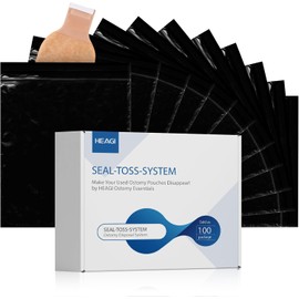 Ostomy Pouch Disposal Bags, Seal-N-Toss Ostomy Disposal System, High Sealing/Prevents Odours/No Mess/Eco-Friendly Disposal Bags for Colostomy Bags, Nappies, Incontinence Pads - 100 Pack