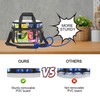 UEASE Clear Lunch Bag 20-Can with Adjustment Shouder Strap for