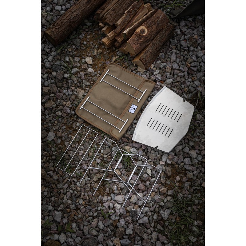 CAMPING MOON SOLO-A4-B A4 Size Lightweight Bonfire Grill Storage Case